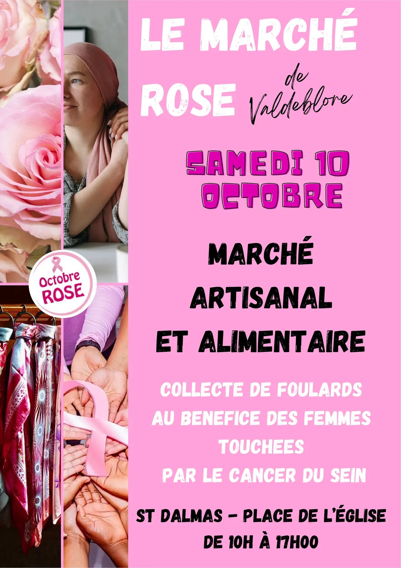 4ème Marché à thème "Spécial Octobre Rose".