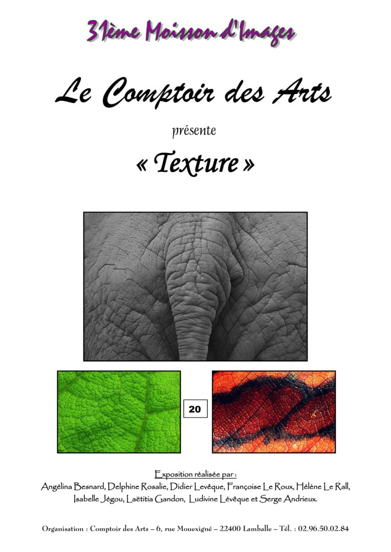 Exposition photos : « Texture »
