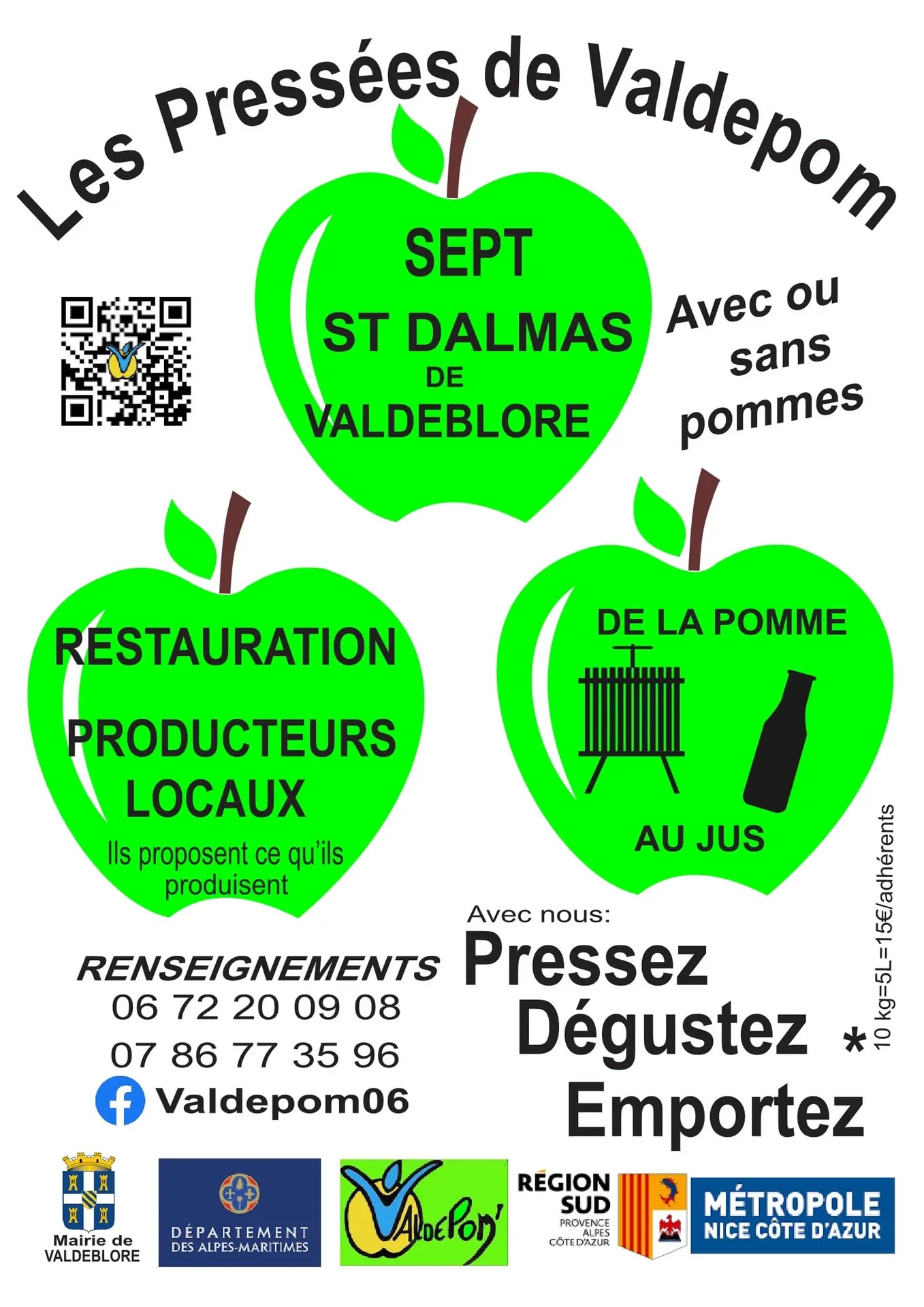 Les Pressées de ValdePom de Septembre